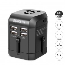 EPICKA Adaptador Universal Com Duas Entradas USB